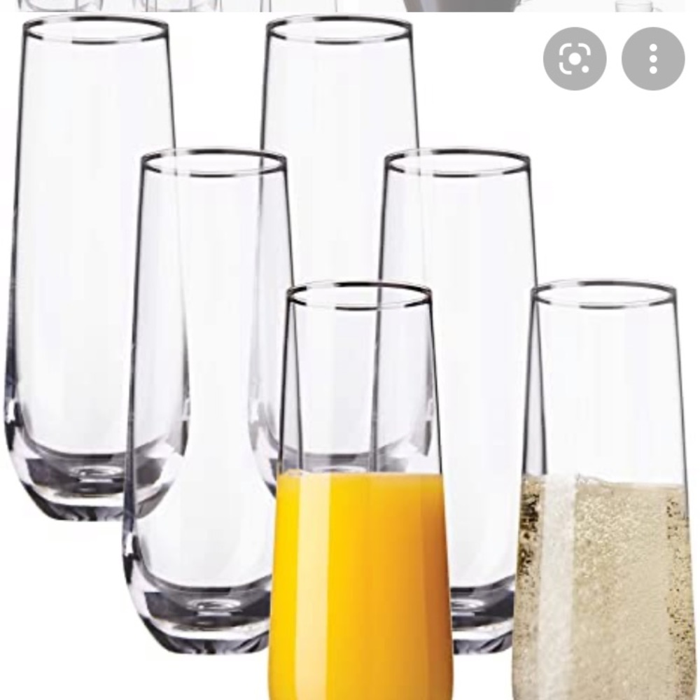 Set of 6 Glass Cup Set